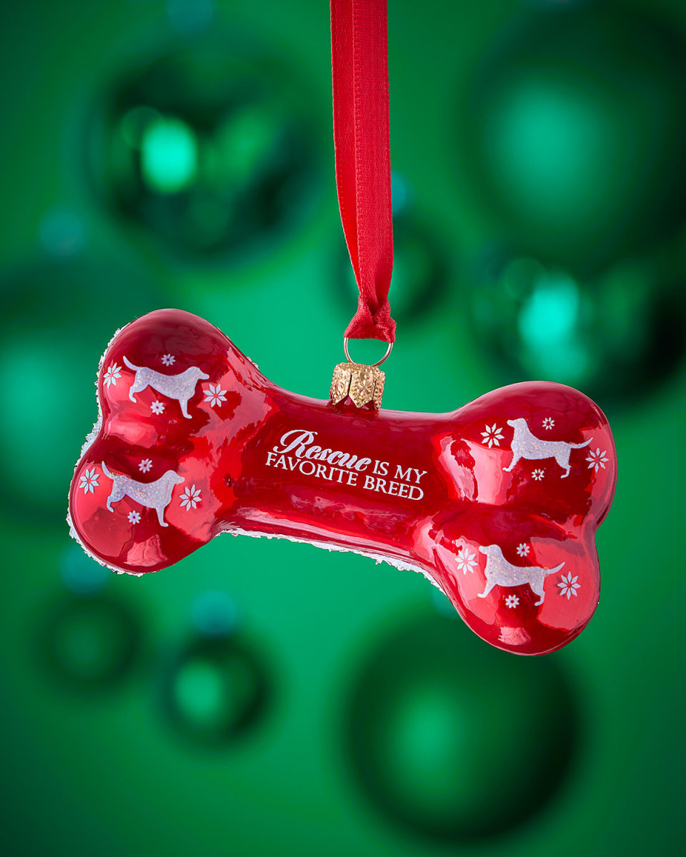 All I Want for Christmas is a Rescue Dog Christmas Ornament